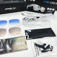 thumbnail image 3 of 8MP AI Smart Glasses, Video Audio Recording, ChatGPT Translation, WiFi Transfer, Music Calls, Image Recognition, Rechargeable Sports Eyewear, 3 of 9