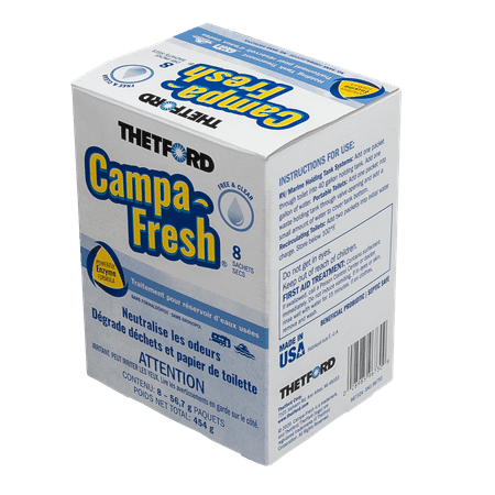 Thetford Campa-Fresh Free and Clear 8-pack Dry Holding Tank Treatment