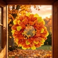 thumbnail image 2 of Fall Harvest Wreath for Front Door Artificial Maple Berry Wreath Thanksgiving Autumn Decor for Porch Wall Indoor Outdoor Hanging(Multicolor), 2 of 6