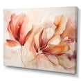 thumbnail image 2 of Designart "Apricot Blossom Waltz" Abstract Botanicals Wall Decor, 2 of 5