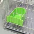 thumbnail image 5 of shenmeida 2Pcs Bird Cage Plastic Cups Plastic Feeding Bowls Hanging Parrot Feeders Cage Accessories for Parakeet Canary Cockatiel, 5 of 8