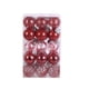 thumbnail image 1 of Moyic 30 unids/set bolas de Navidad ingredientes seguros textura de alta gama adornos reutilizables para árbol de Navidad Kits de decoración para fiestas Rojo, 1 of 6