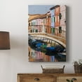 thumbnail image 5 of Colorful Canal Premium Gallery Wrapped Canvas - Ready to Hang, 5 of 9