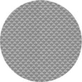 thumbnail image 1 of Ahgly Tapis Rond Lavable en Machine Intérieur Transitionnel Gris Argenté, 7 Pieds Rond, 1 of 7