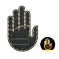 thumbnail image 1 of Universal Vehicle Turn Signal Hand Gesture Warning Light with Remote Control for Enhanced Road Communication, 1 of 5