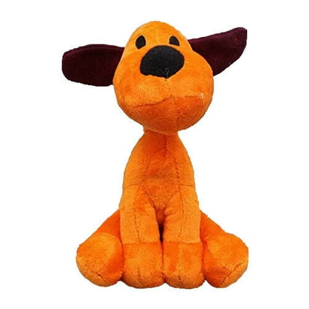 6" Loula - Pocoyo Orange Dog Plush Stuffed Animal Toy Soft Doll