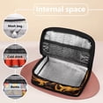 thumbnail image 6 of KUIFORTI Fire Print Lunch Bag Ice Packs Lunch Bag Lightweight Women Handbag Tote Bag Container Pouch for Travel Hiking Camping, 6 of 7