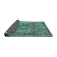 thumbnail image 2 of Ahgly Company Indoor Rectangle Abstract Turquoise Blue Modern Area Rugs, 5' x 7', 2 of 4
