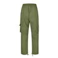 thumbnail image 5 of TOMVIGX Cargo Pants for Men Elastic Waist Drawstring Hiking Work Pants Straight Leg Athletic Trousers Casual Sweatpants, 5 of 6