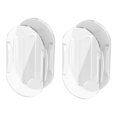 thumbnail image 2 of Miulika 2 Pieces Acrylic Adhesive USB Cable Winder Organizer Removable Fit 1M Cables Transparent, 2 of 8