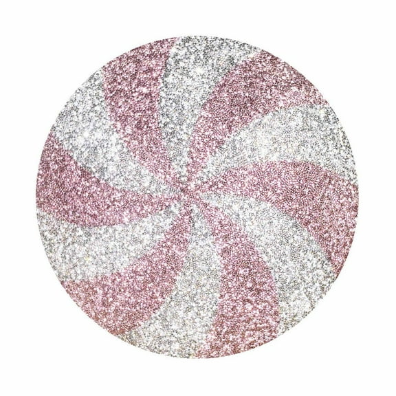 Peppermint Shaped Pillow - Pink