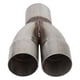 thumbnail image 3 of Universal Stainless Exhaust Y Pipe Adapter 2.5in OD inlet to 2.5in ID Dual, 3 of 5