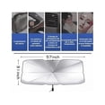 thumbnail image 2 of Tapasol Parabrisas Cubre Sol Para Coche Cortinas Parasol negro, 2 of 5