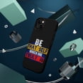 thumbnail image 3 of DistinctInk MagSafe Tough Case for Apple iPhone 15 Plus (6.7" Screen) - Be Self That Truly Is - Tempered Glass Back, 3 of 6