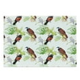 thumbnail image 1 of Tropical Cutting Board, Watercolor Style Pattern of Exotic Birds and Green Leaves Island Flowers, Decorative Tempered Glass Cutting and Serving Board, in 3 Sizes, by Ambesonne, 1 of 2