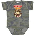 thumbnail image 3 of Inktastic Pug Dog Loved by a Pug Boys or Girls Baby Bodysuit, 3 of 5