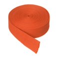thumbnail image 1 of Cinta de algodón Uxcell, 1-7/16 pulgadas, 5 yardas, cinta de sesgo de algodón para costura, manualidades, envoltura de regalos, naranja, 1 of 7