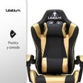 thumbnail image 3 of Silla Gamer Libitium Dorada GAME-DO, 3 of 6