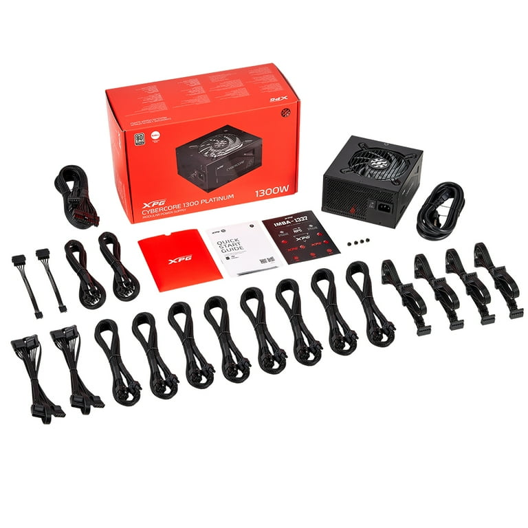 XPG CYBERCORE ATX Modular PSU 1300W 80 Plus Platinum 26 Connectors