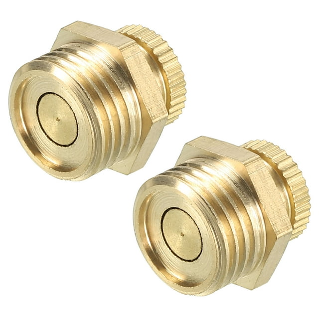 Válvula de drenaje para tanque de compresor de aire Uxcell, 2 paquetes G 1/4'' Válvula de drenaje de compresor de aire de latón
