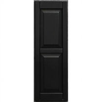 9 x 24 in. Raised Panel Exterior Decorative Shutters, Paintable