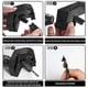thumbnail image 3 of Black Multi-Functional Drill Bit Sharpener Tool with 6 Pcs Grinding Wheels, 3 of 5