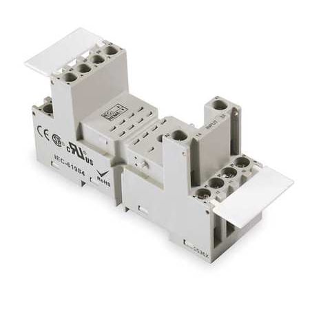 Dayton 1EGP8 Finger Safe Relay Socket, Square