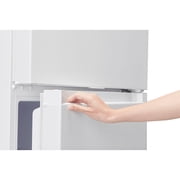 Midea MRT14D2BWW 14 Cu. Ft. White Top Freezer Refrigerator Garage Ready