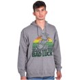 thumbnail image 5 of Vintage Cartoon Make Way For Bad Luck Zip Up Hoodie Men's Women's Brisco Brands S, 5 of 6