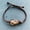 Coffee - Wood Beads, variant on Exclude Stone- Tribal Interchangeable Macrame Pouch Stone Bag Bracelet Rope-Black - Metal Beads