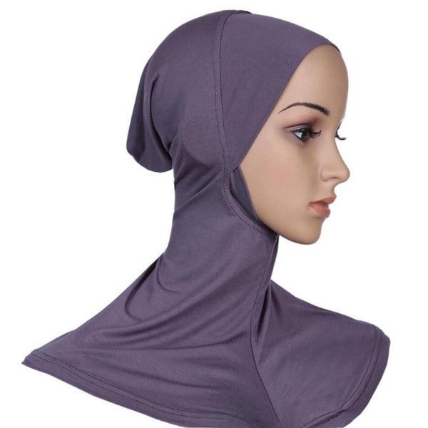 Plain Women Underscarf Hijab Muslim Cotton Bone Bonnet Inner Cap Arab Nijna Hat 