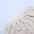 thumbnail image 4 of Gibobby Conjunto de sudadera y pantalones Mujer Otoño Invierno Casual Cuello En V Color Sólido Botón Manga Larga Chaqueta Pantalones Traje(Blanco,M), 4 of 5