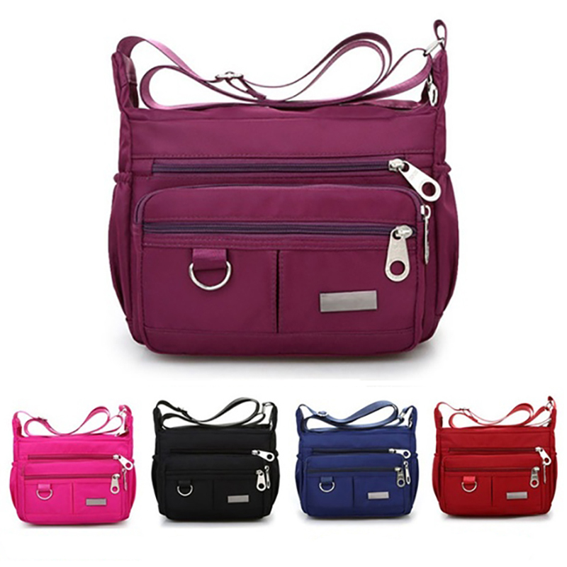 Waterproof Shoulder Bag Multi Pocket Crossbody Bag Casual Bag Handbag