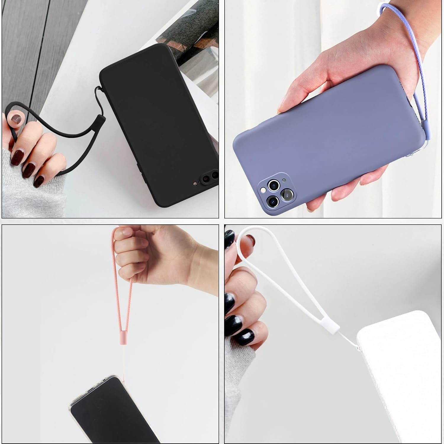 Bracelet Anti-chute Pour Téléphone – Sangle De Poignet Réglable Avec Charme, Design Mignon Pour Filles, Ados, Femmes - 4