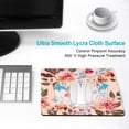 thumbnail image 6 of Watercolor Flower Pattern Mouse Pad Mat, Pink Floral Mouse Pad for Women, Premium-Textured Washable Personalized Non-Slip Rubber Base Computer with Designs Mousepad, 9.5 inch x7.9 inch, 6 of 6