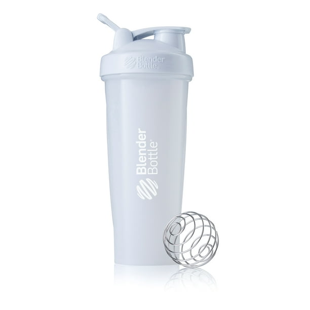 BlenderBottle 32oz Classic Shaker Cup with Wire Whisk BlenderBall and