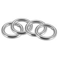 thumbnail image 5 of Welded O Ring, 50 x 8mm Strapping Round Rings Stainless Steel 4 pcs, 5 of 5