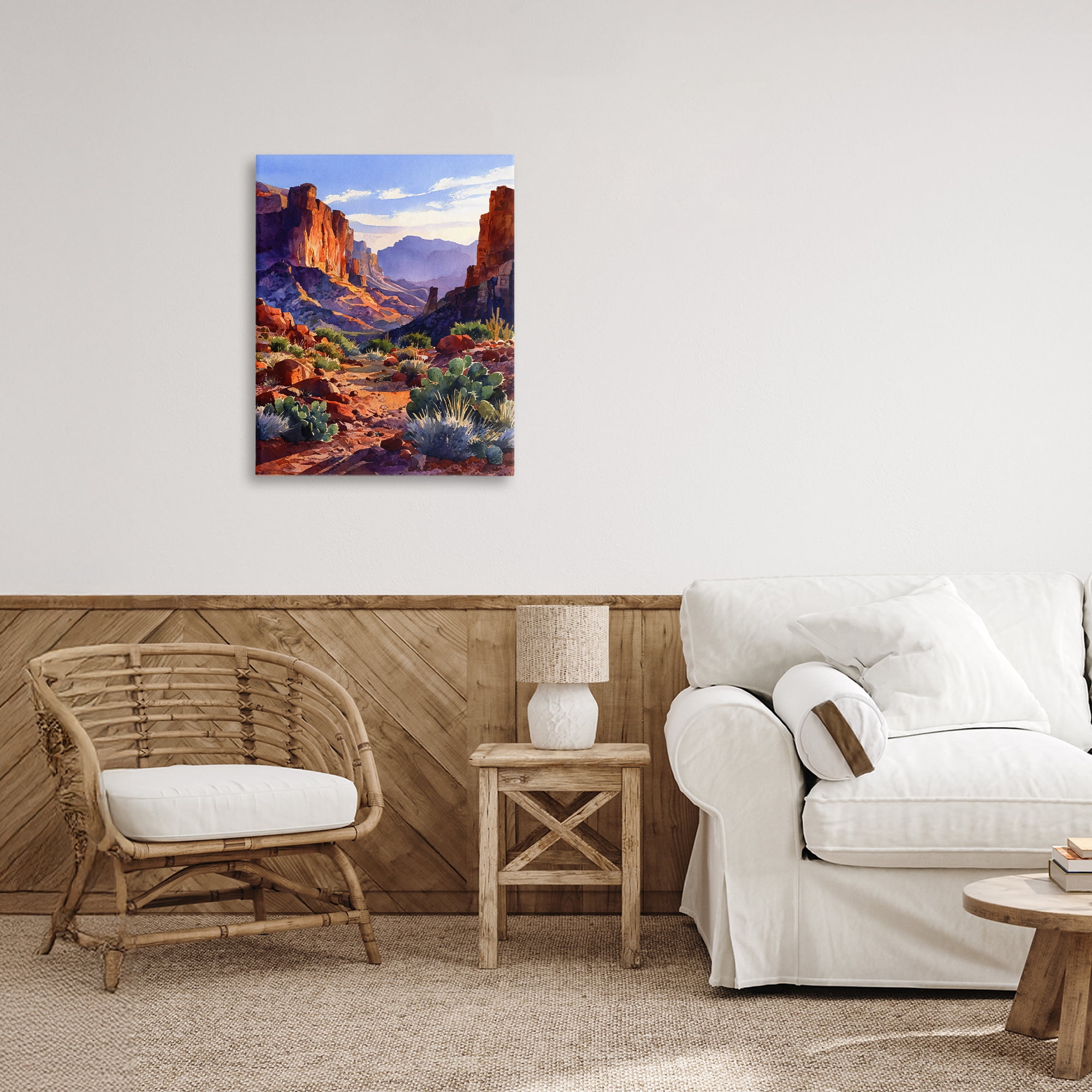 Stupell Industries Western Colors Earthy Desert Canvas Wall Art, design by Franklyn Gregory
