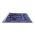 thumbnail image 2 of Ahgly Company Machine Washable Indoor Rectangle Persian Blue Traditional Area Rugs, 8' x 12', 2 of 4
