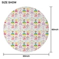 thumbnail image 6 of Princess Magic Pattern Round Tablecloth 60"x60",Wrinkle Wipeable Table Cloth for Kitchen Dining Room Picnic Patio Party, 6 of 6