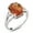 Twilight Orange, variant on 925 Sterling Silver Twilight Orange Mystic Quartz Ring for Women (4.00 Cttw, Gemstone Birthstone, Oval 12X10MM, Available in Size 5,6,7,8,9)