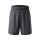 thumbnail image 4 of Pantalones Cortos para Hombre de Cintura Elástica con Bolsillos de Color Sólido Pantalones de Trabajo Casuales de Verano de Mitad de Longitud con Cordón, 4 of 7