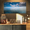 thumbnail image 1 of Cloudy Blue Sky above Sea Surface - Oversized Beach Canvas Artwork, 1 of 3