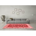thumbnail image 3 of Ahgly Company Machine Washable Indoor Rectangle Oriental Red Traditional Area Rugs, 4' x 6', 3 of 4