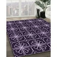 thumbnail image 3 of Ahgly Company Machine Washable Indoor Round Transitional Rich Lilac Purple Area Rugs, 8' Round, 3 of 7