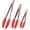 Red, variant on SUGARDAY Kitchen Tongs for Cooking Stainless Steel Food Tongs with Silicone Tips 3pack