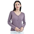 thumbnail image 1 of Sueter acanalado de manga larga Roman Fashion /Juvenil, 8930 (Morado) violeta CH, 1 of 5