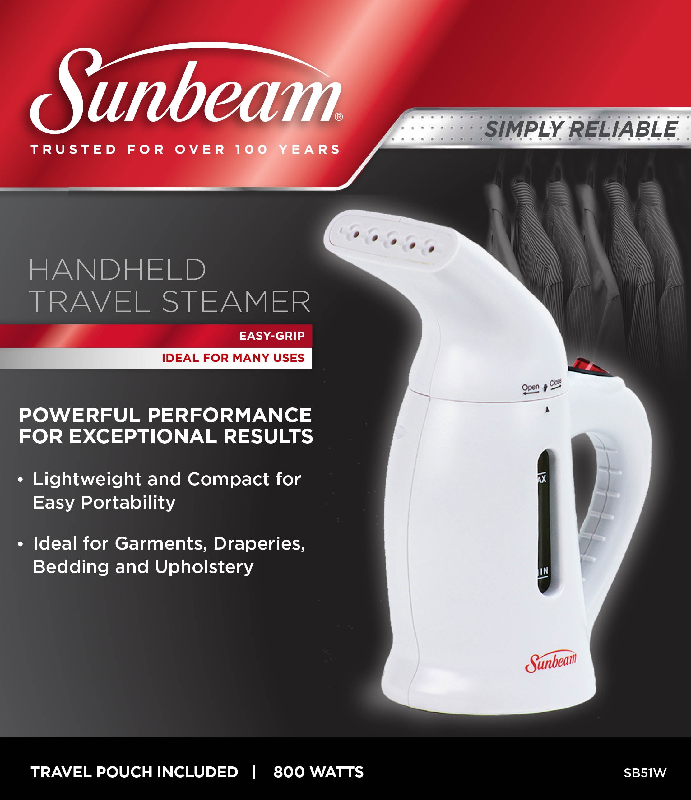 sunbeam portable steamer