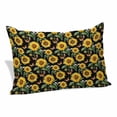 thumbnail image 2 of Sunflowers Pillow Covers 24"x36", Farmhouse Botanical Blossom Florals Butterfly Soft Brushed Microfiber Breathable Throw Pillow Covers, Pillowcase with Zipper for Couch Sofa Bedroom Living Room, 2 of 9