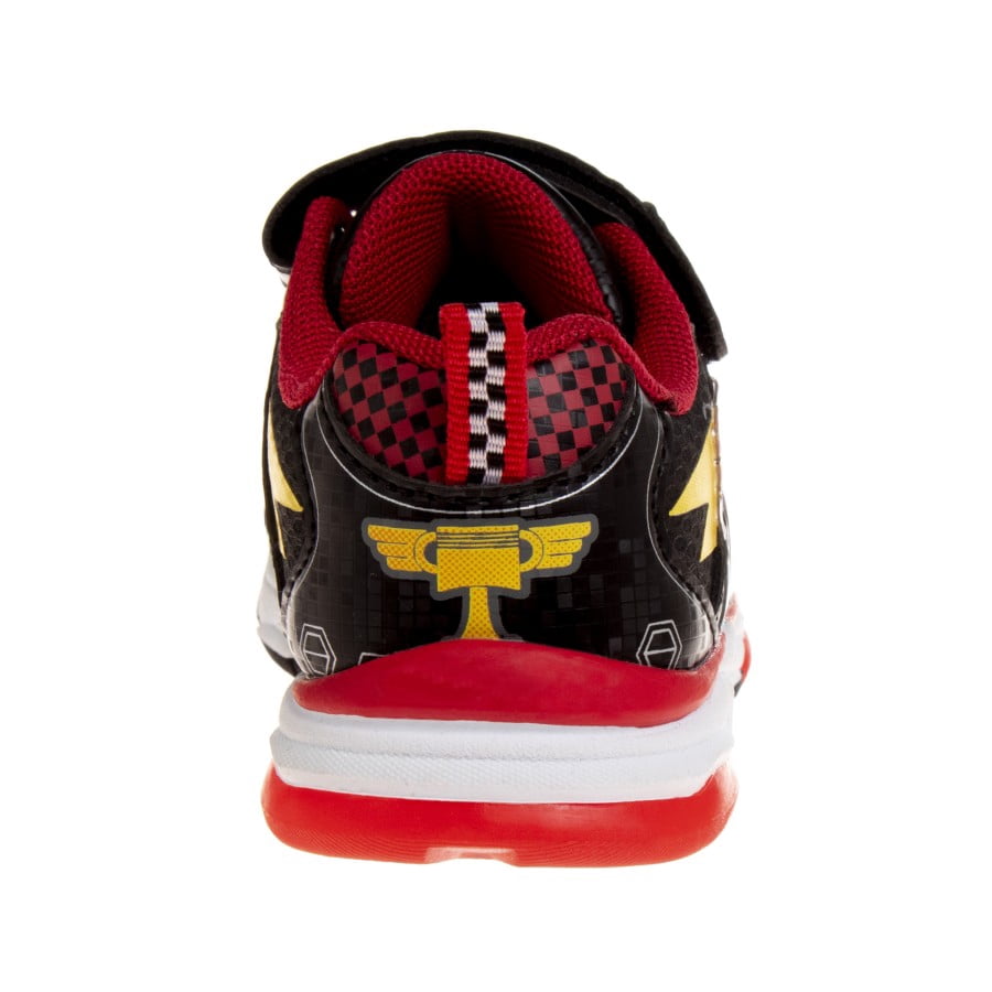 Disney Pixar Cars Lightning McQueen Hook & Loop Light-up Casual Sneakers (Toddler/Little Kids)